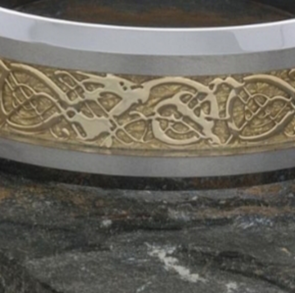 Tungsten ring Dragons